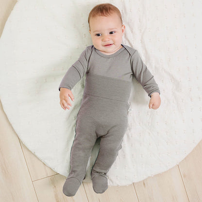 Baby Footed Pants, Merino Wool, Dove