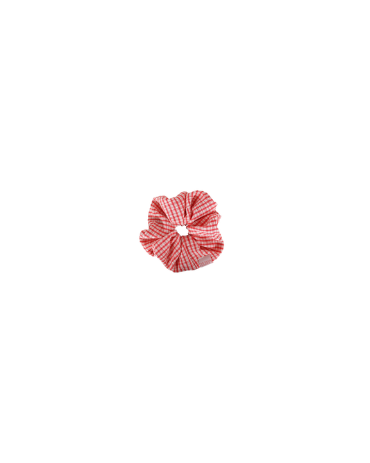 BETTY SCRUNCHIE RED GINGHAM
