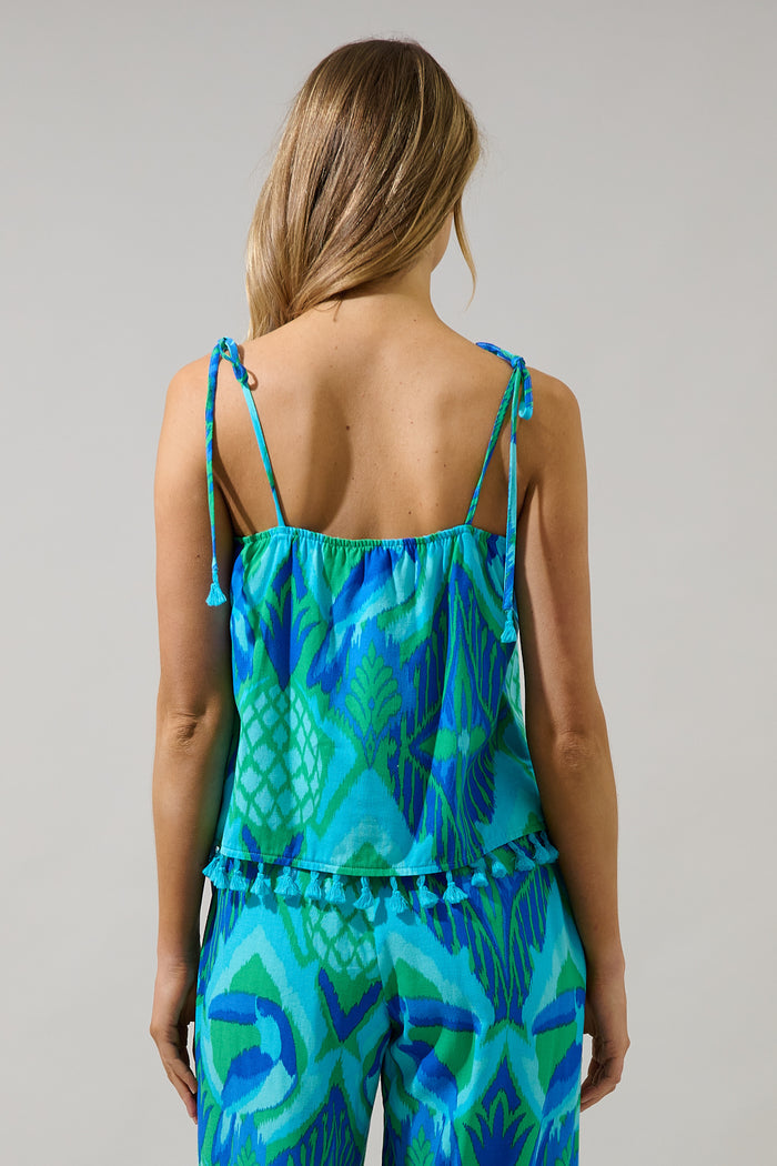 Blissy Tropical Yari Cami Top