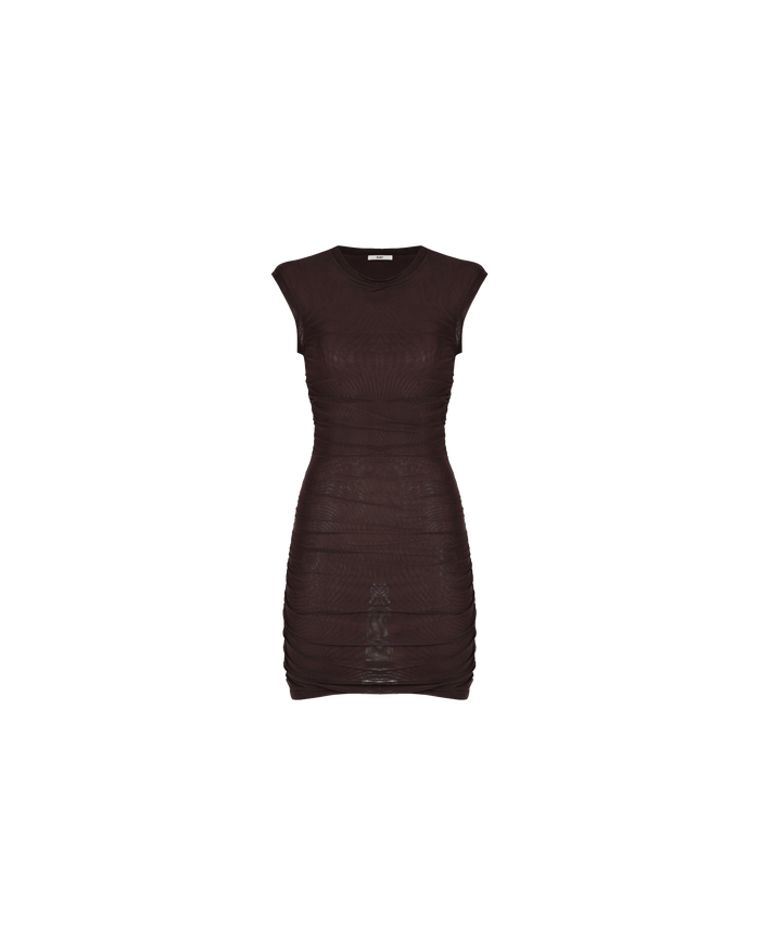 BOUNCE MESH TANK MINIDRESS JAVA