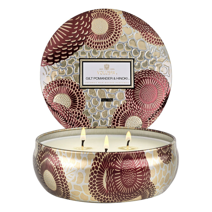 Candle Gilt Pomander & Hinoki
