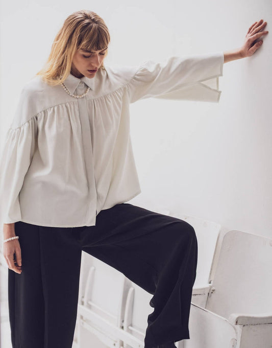 Caren Blouse PDF Immediate Download Sewing Pattern, Fibre Mood