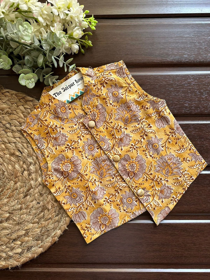Chakri Jacket Set - Yellow