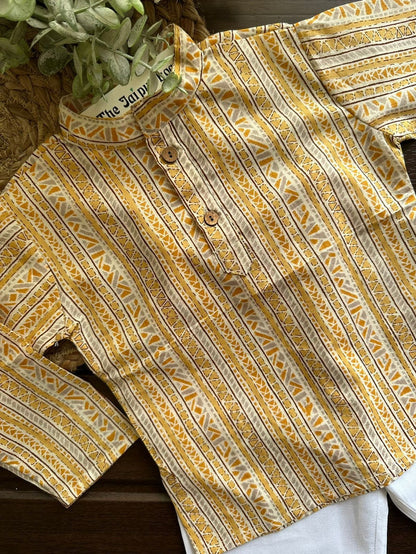 Chakri Jacket Set - Yellow