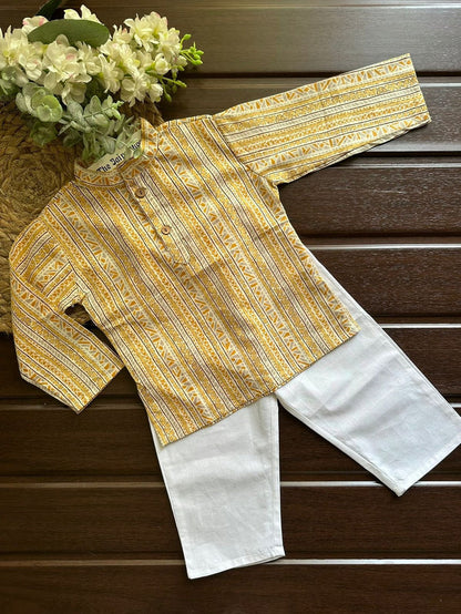 Chakri Jacket Set - Yellow