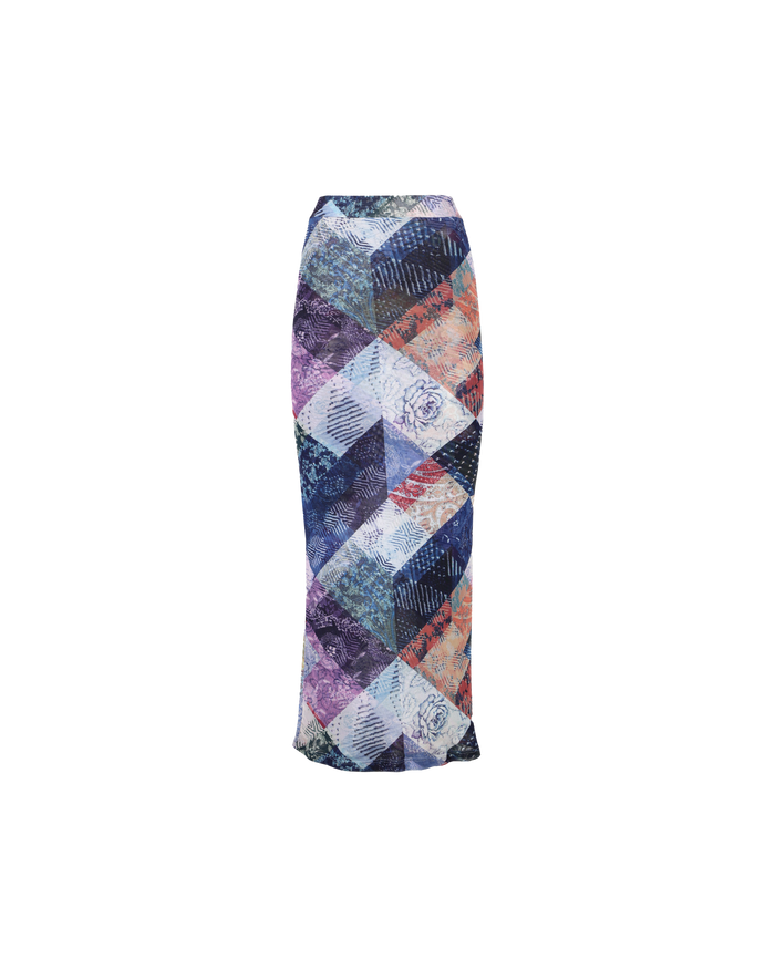 CHAPELLE MESH SKIRT PATCHWORK