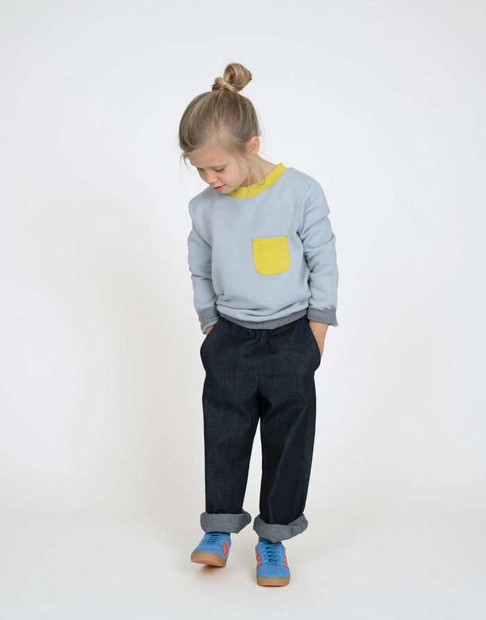 Classic Sweatshirt Unisex Adult & Kids Sewing Pattern, The Assembly Line