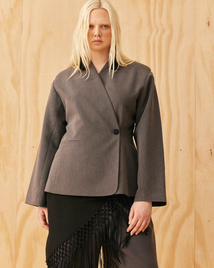 COCO BLAZER CHARCOAL