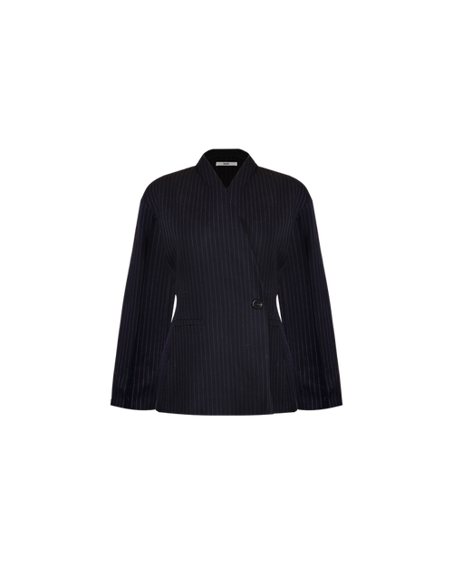 COCO BLAZER NAVY PINSTRIPE
