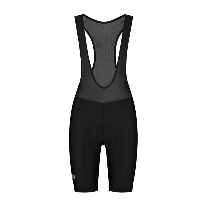 Rogelli Core korte fietsbroek dames zwart voorkant.