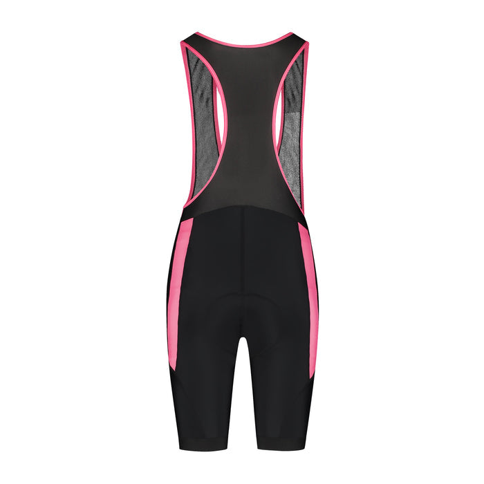 Rogelli Core korte fietsbroek dames zwart en roze achterkant.