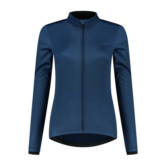 Rogelli Core fietsjack dames donkerblauw voorkant.
