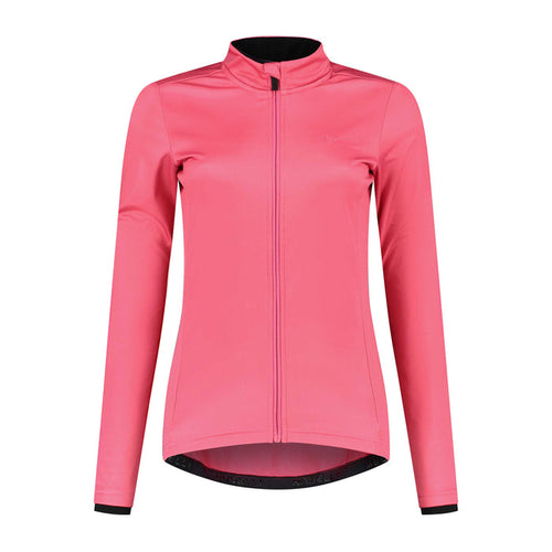 Rogelli Core fietsjack dames roze voorkant.