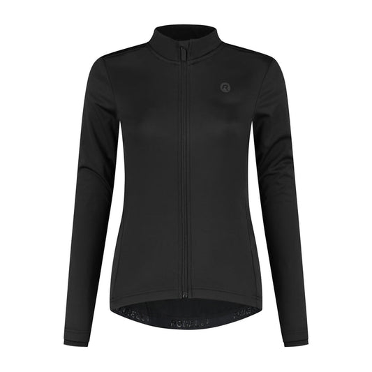 Rogelli Core fietsjack dames zwart voorkant.