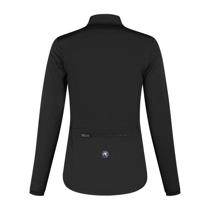 Rogelli Core fietsjack dames zwart achterkant.