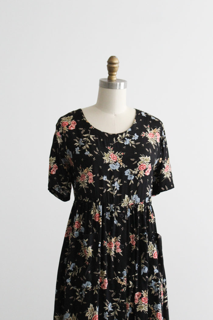 dark gardens maxi dress
