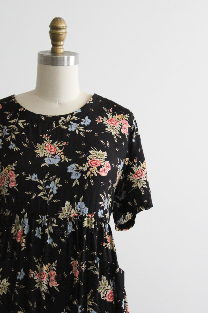 dark gardens maxi dress