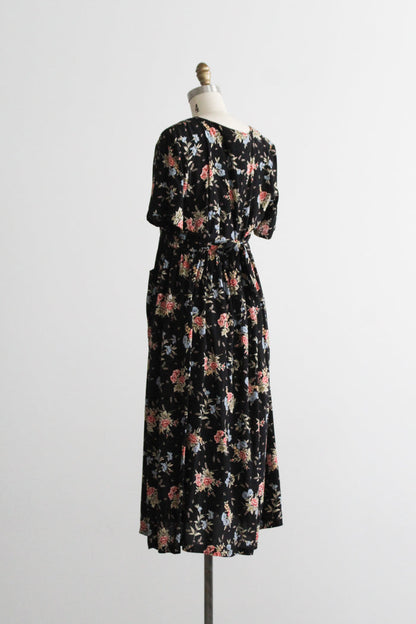 dark gardens maxi dress