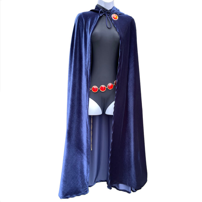 Dark Mystic Purple Sorceress Bodysuit and Cape Dance Festival Cosplay Costume