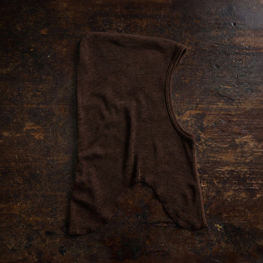 Darter Adults Balaclava - Merino Wool & Silk - Cacao