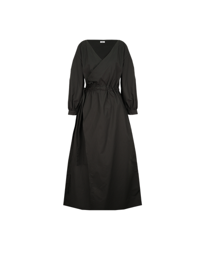 DELILAH WRAP DRESS BLACK