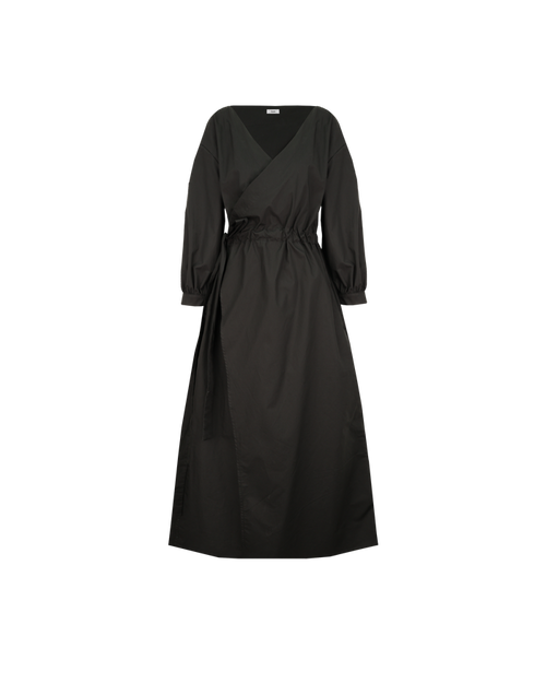 DELILAH WRAP DRESS BLACK