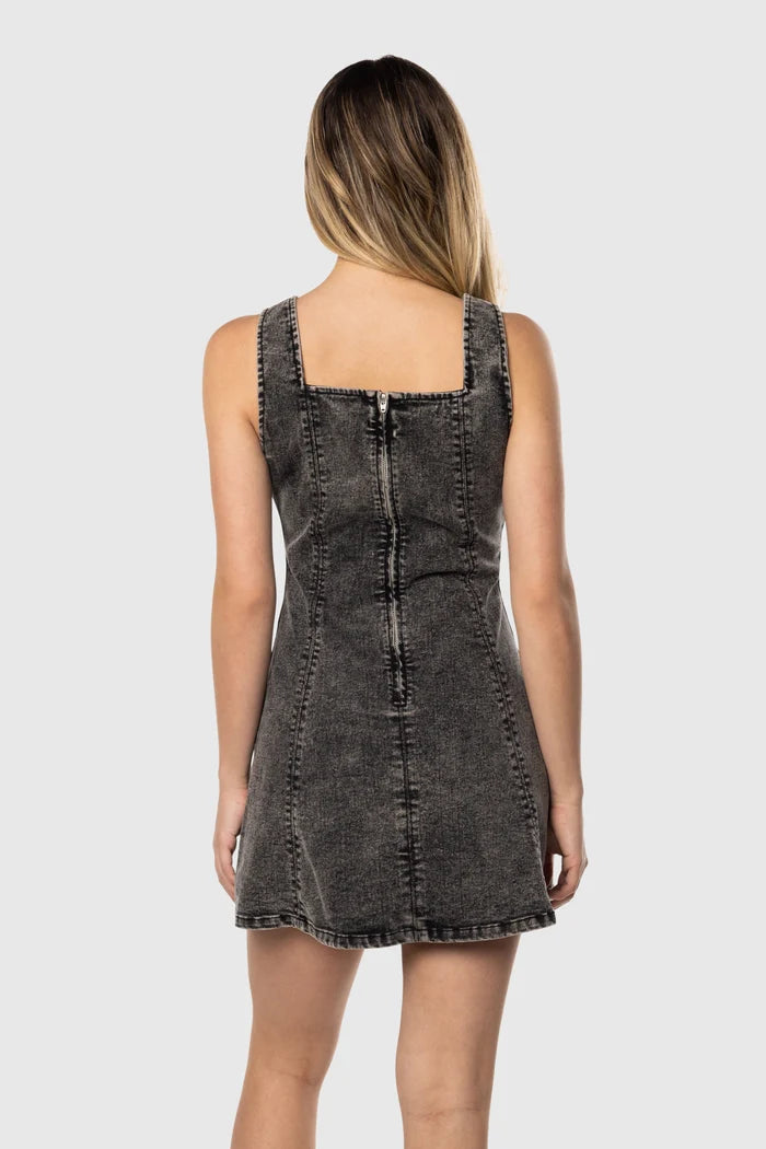 Denim Tank Dress Dresses & Rompers - Detail