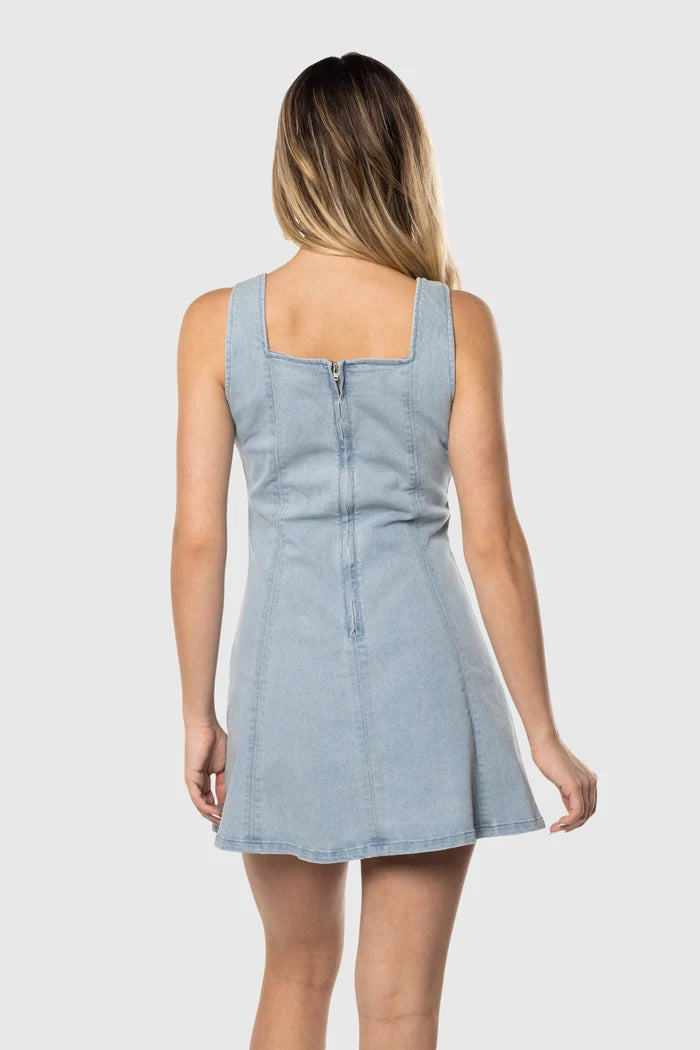 Denim Tank Dress Dresses & Rompers - Alternate 2