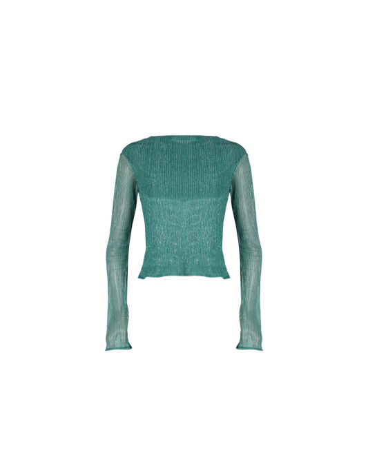 DIME SPARKLE TOP GREEN SPARKLE