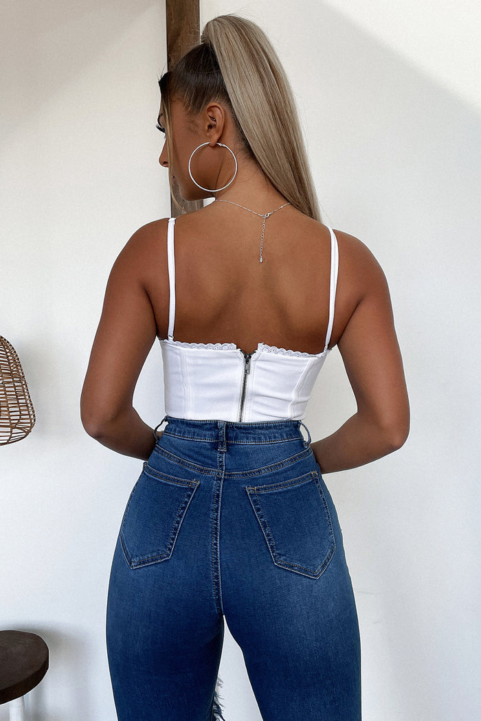 Dish Crop - White