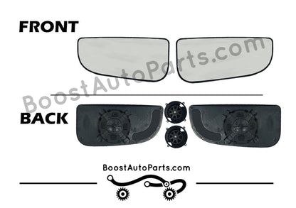 Dodge Ram Tow Mirror Lower Glass (4th & 5th Gen Style Mirrors)