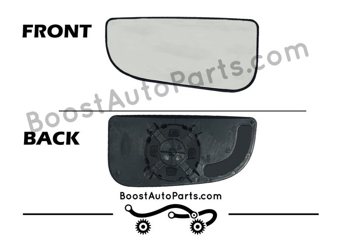Dodge Ram Tow Mirror Lower Glass (4th & 5th Gen Style Mirrors)