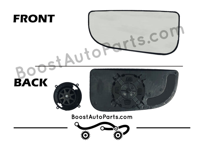 Dodge Ram Tow Mirror Lower Glass (4th & 5th Gen Style Mirrors)