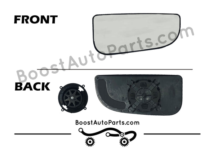Dodge Ram Tow Mirror Lower Glass (4th & 5th Gen Style Mirrors)