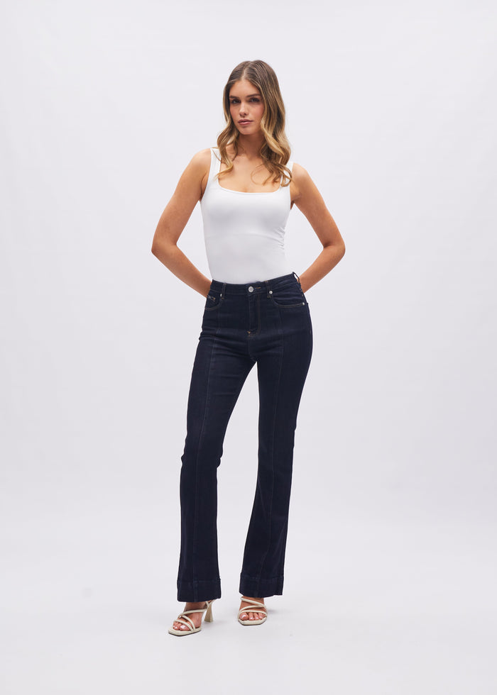 Drew Flare Indigo Raw
