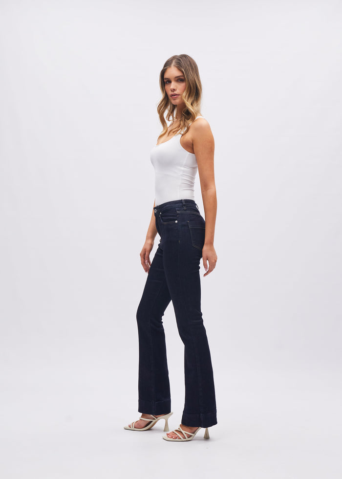 Drew Flare Indigo Raw