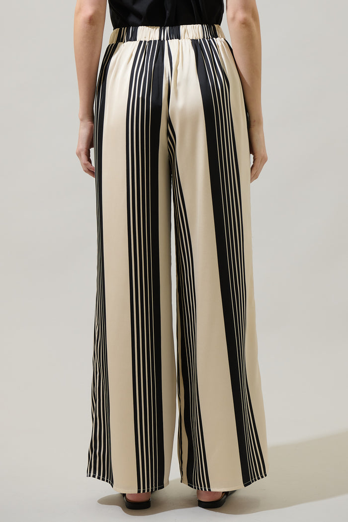 Eileen Striped Wide Leg Pants