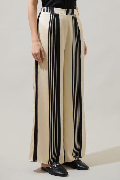 Eileen Striped Wide Leg Pants