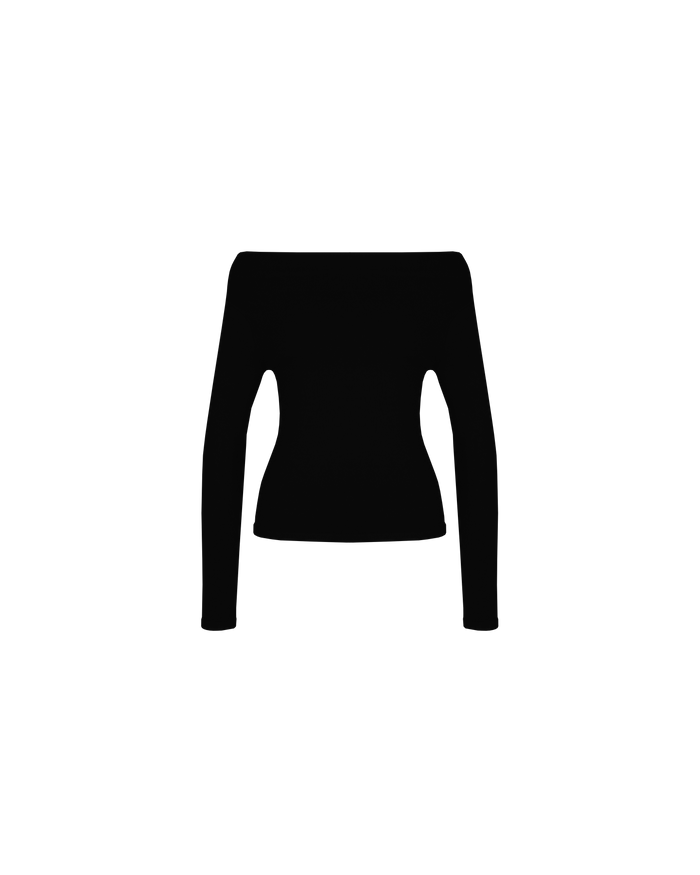 EMMA KNIT LONG SLEEVE BLACK