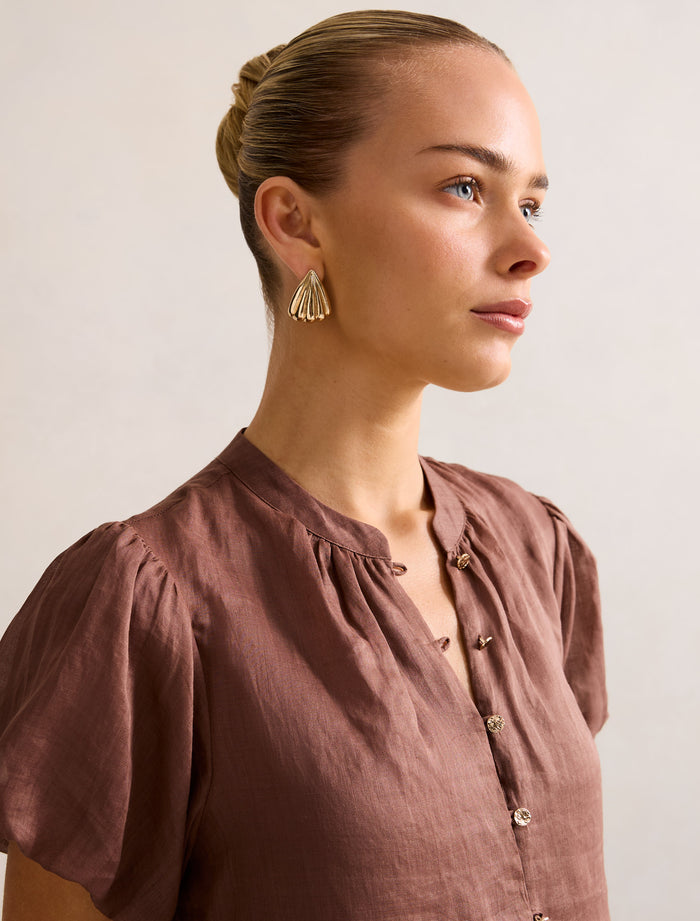 Everly Puff Sleeve Blouse Forever New