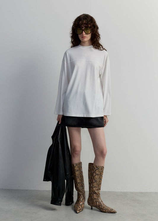 EXPOSED SEAM TEE