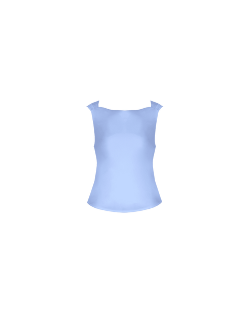 FIREBIRD COWL SLEEVELESS TOP SERENITY