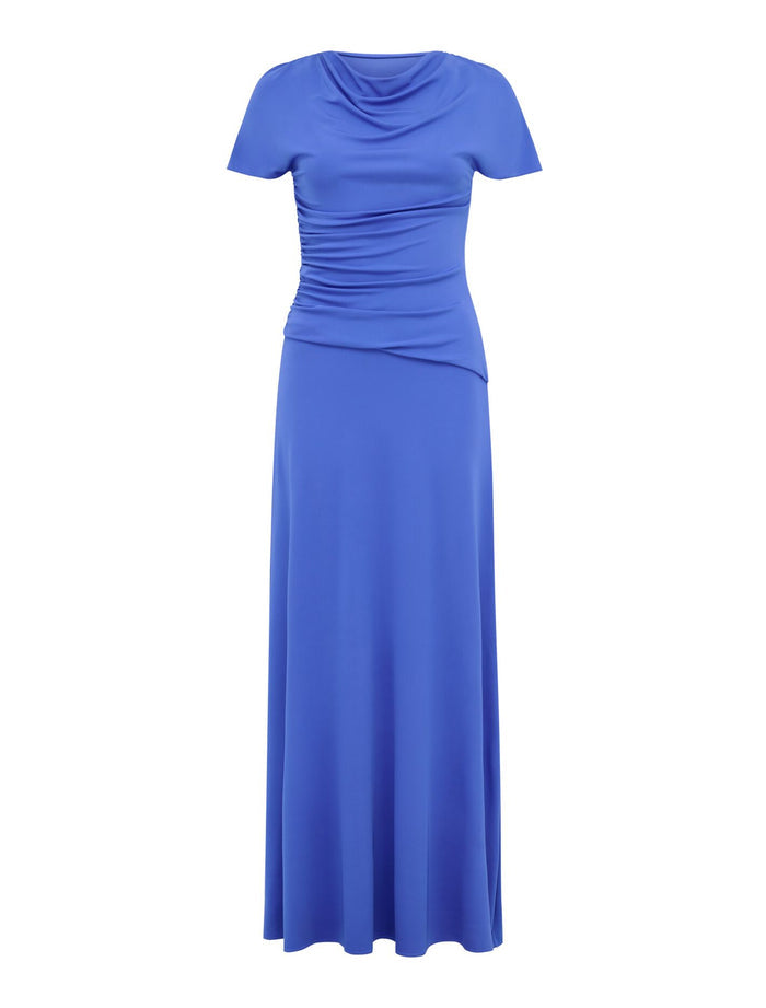 Gemini High Neck Jersey Maxi Dress Forever New