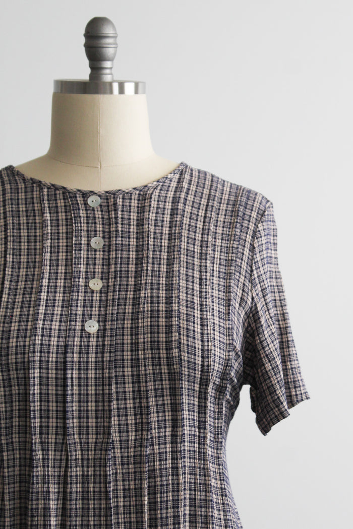 gingham market dress