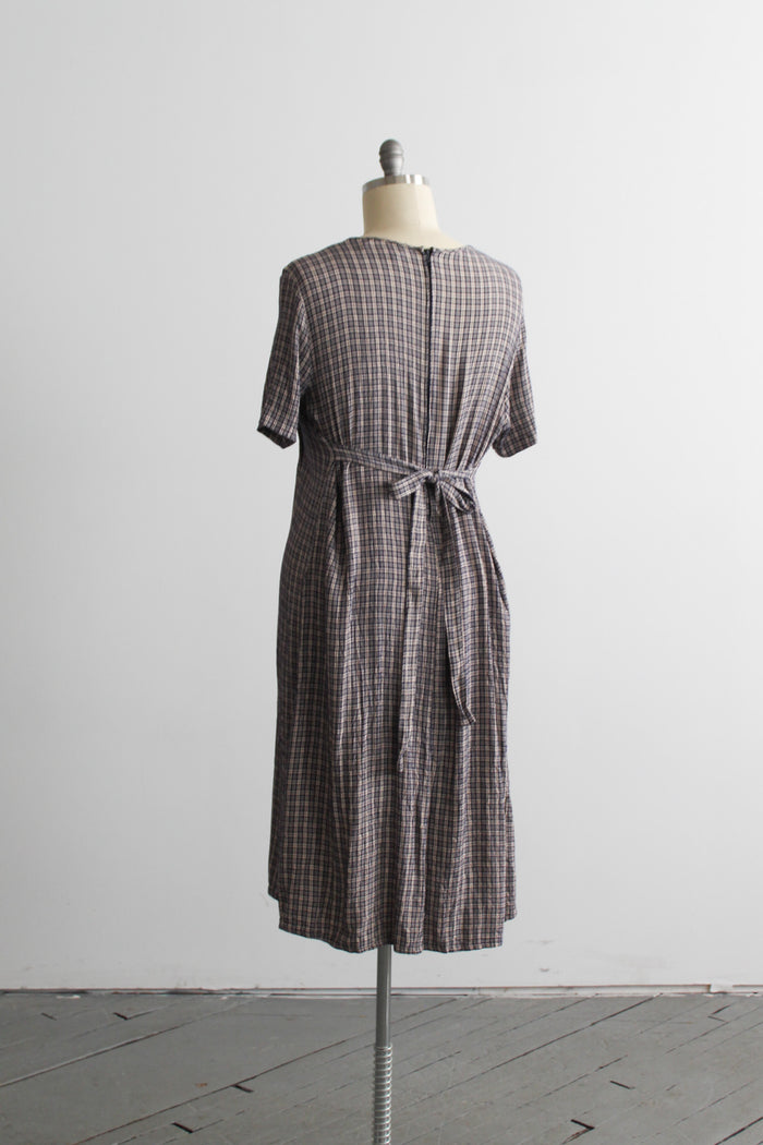 gingham market dress
