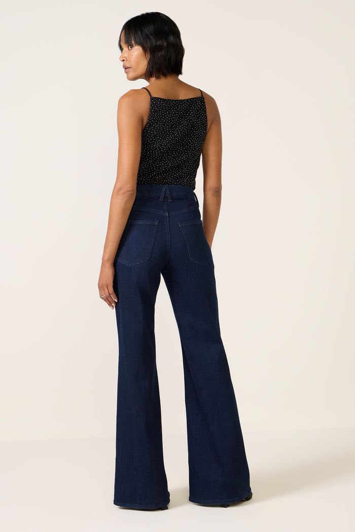 Good Waist Palazzo Wide Leg Jean