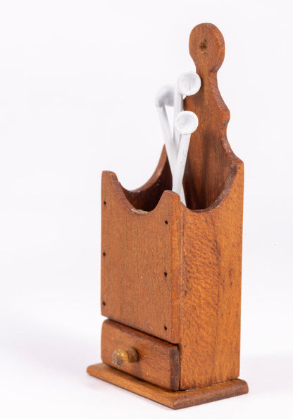 Handmade Wooden Pipe Box by Jim Ison (Dutch Colonial Parlor)