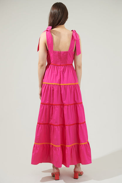 Hannah Hall Tiered Maxi Dress