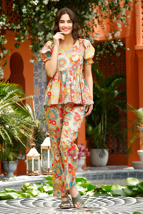 Harmony Hues Cotton Co-ord Set