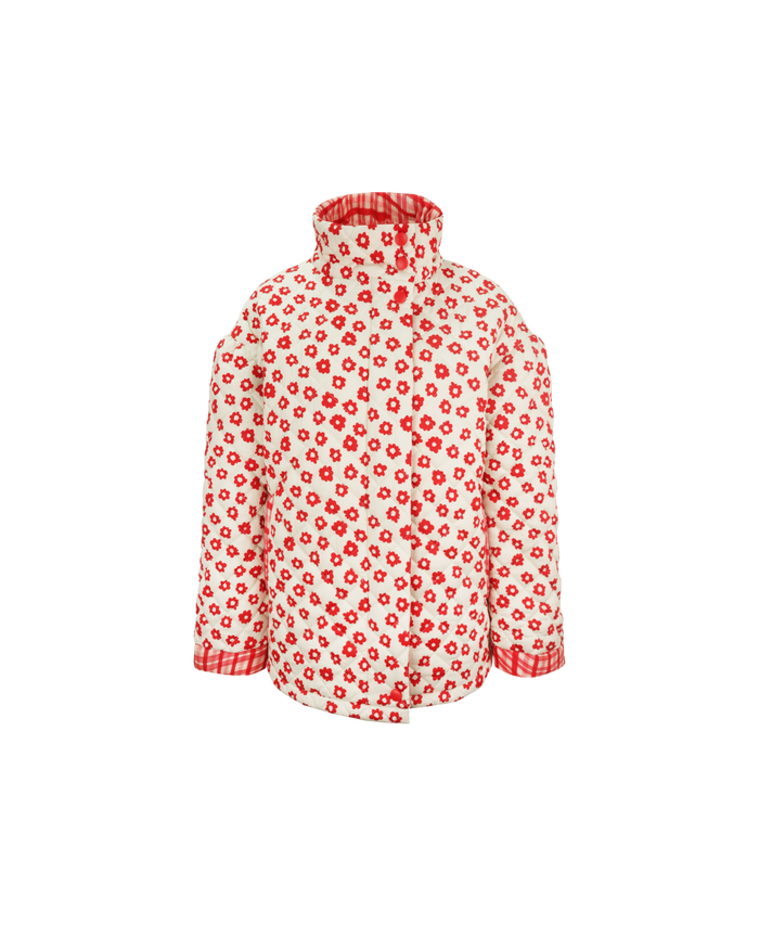 HARRIET JACKET RED DAISY